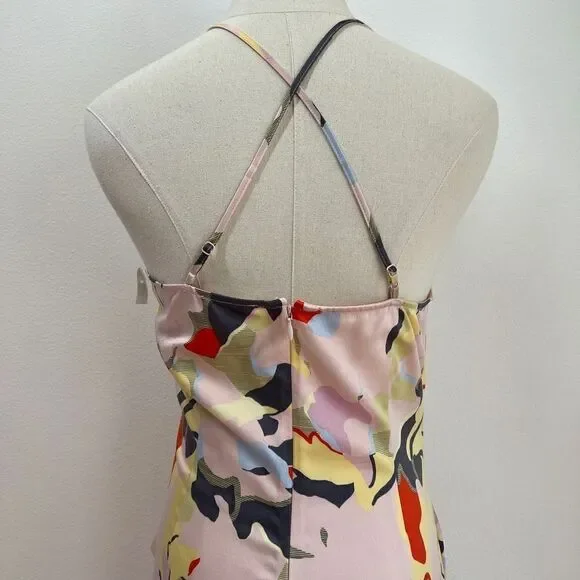 Open Edit Pink Cross Strap Dress - M - Silky Feel - Picture 12 of 16